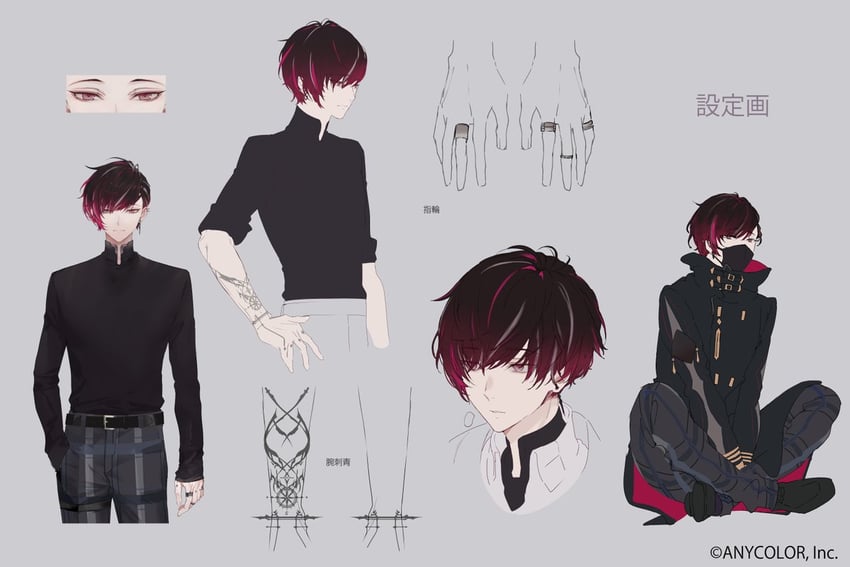 ver vermillion (nijisanji and 1 more) drawn by fuyuomi