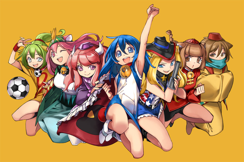 doraemon, dora-rinho, dora-the-kid, wang dora, dora-nichov, and 2 more (doraemon and 1 more) drawn by popqn