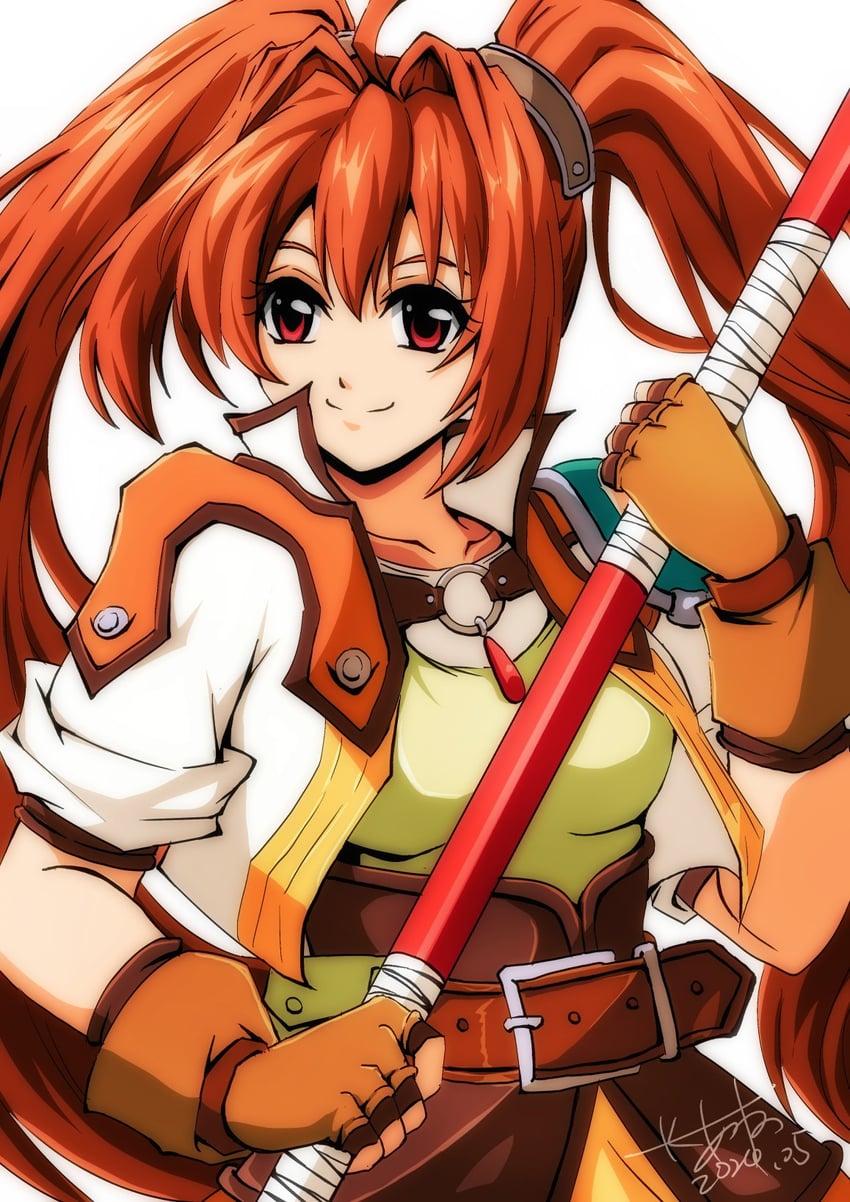 estelle bright (eiyuu densetsu and 1 more) drawn by akane_kazami
