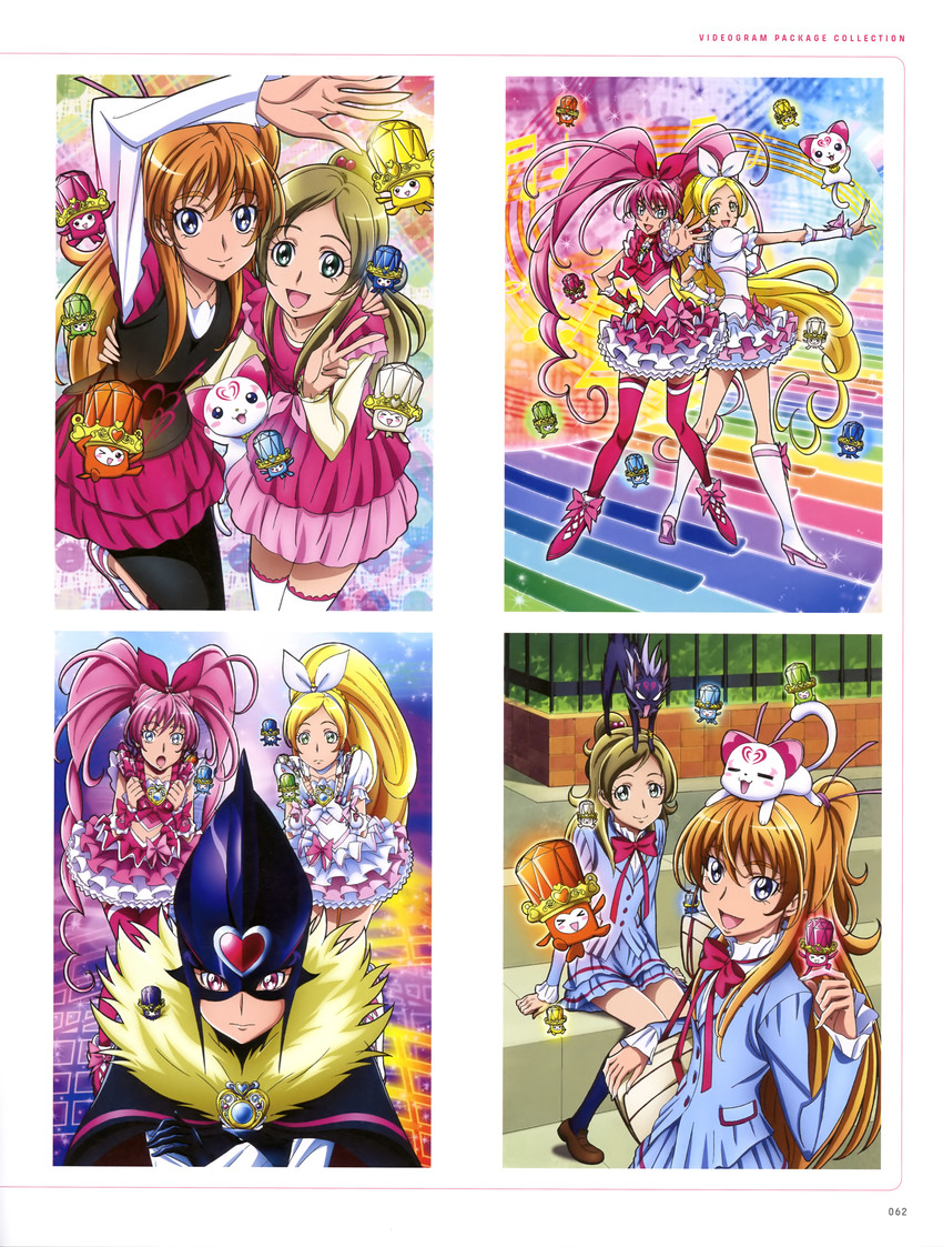houjou hibiki, minamino kanade, cure melody, shirabe ako, seiren, and 11 more (precure and 1 more) drawn by takahashi_akira