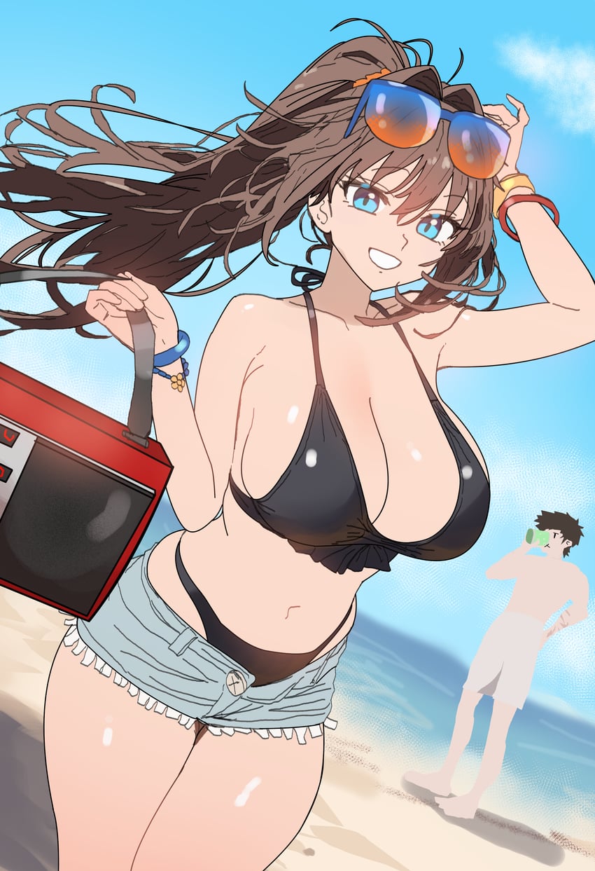 aozaki aoko and shizuki soujuurou (mahou tsukai no yoru) drawn by ebora