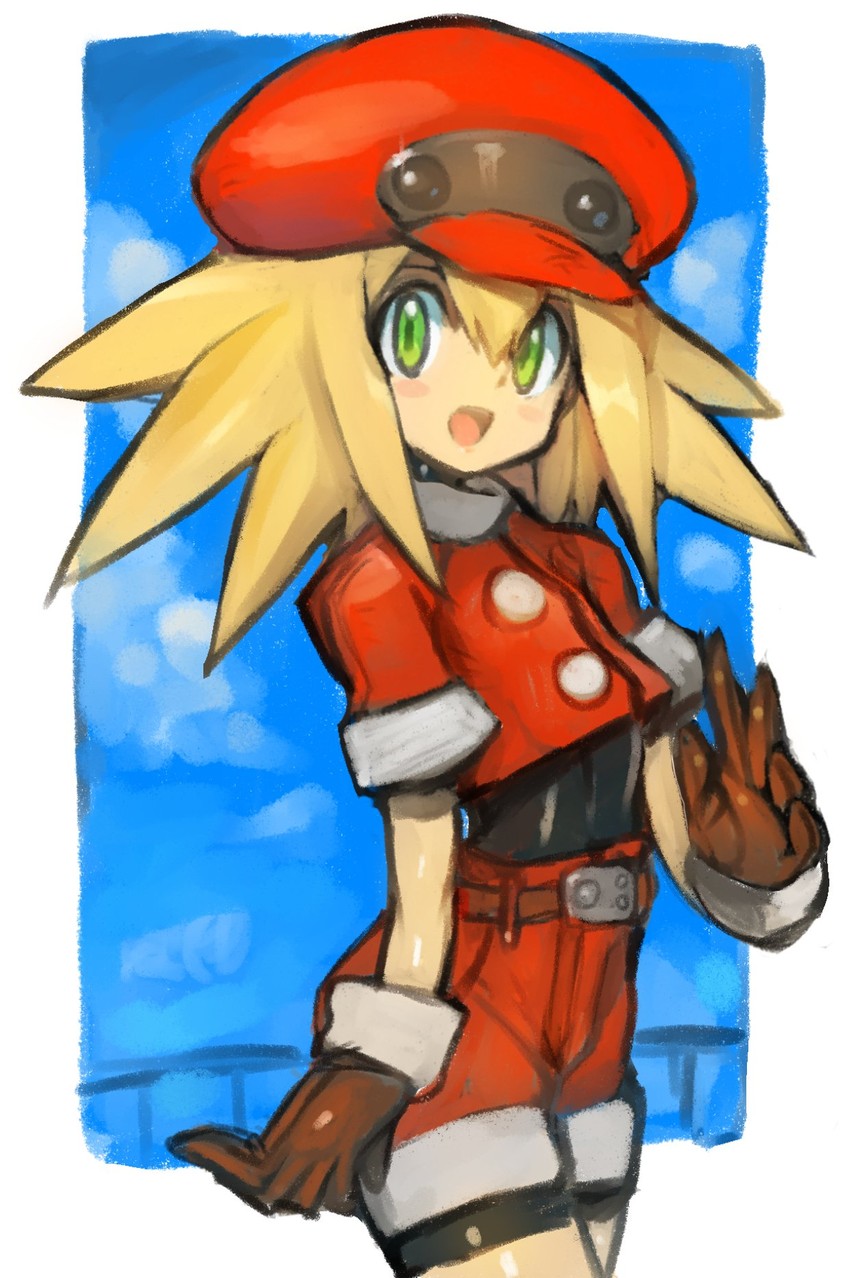 roll caskett (mega man and 1 more) drawn by dakusuta