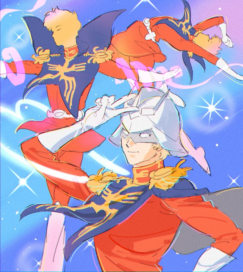char aznable (gundam and 2 more) drawn by tkrkve43