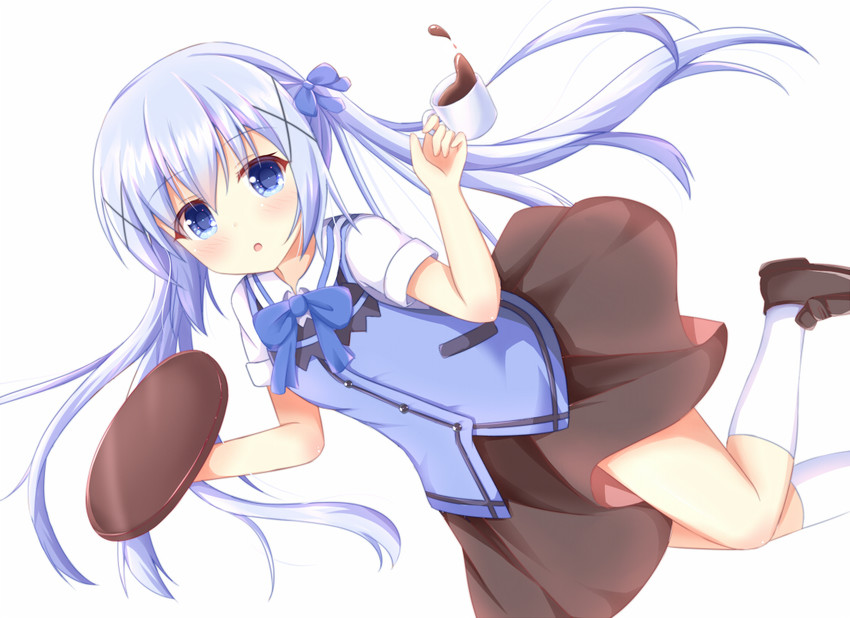 kafuu chino (gochuumon wa usagi desu ka?) drawn by kedama_(kedama_akaza)