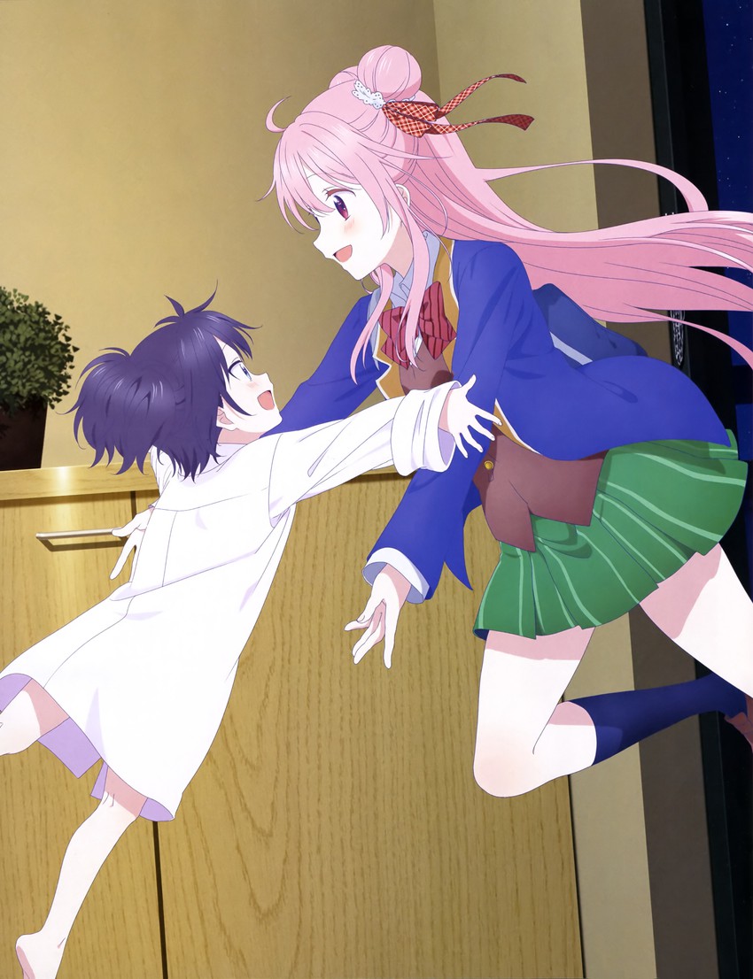 matsuzaka satou and koube shio (newtype and 1 more)