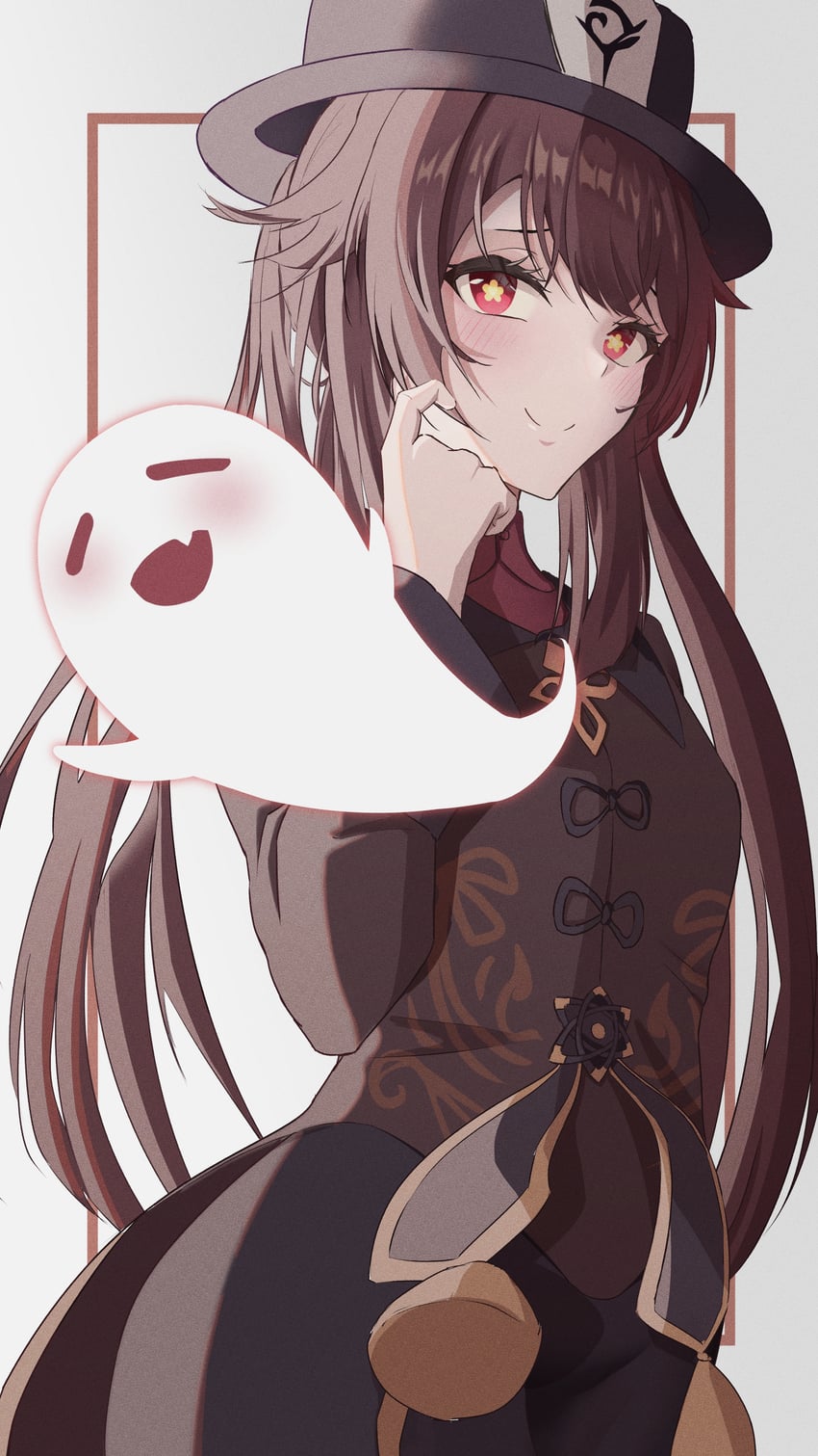hu tao and boo tao (genshin impact) drawn by sasa_(sasa_ekakiman)