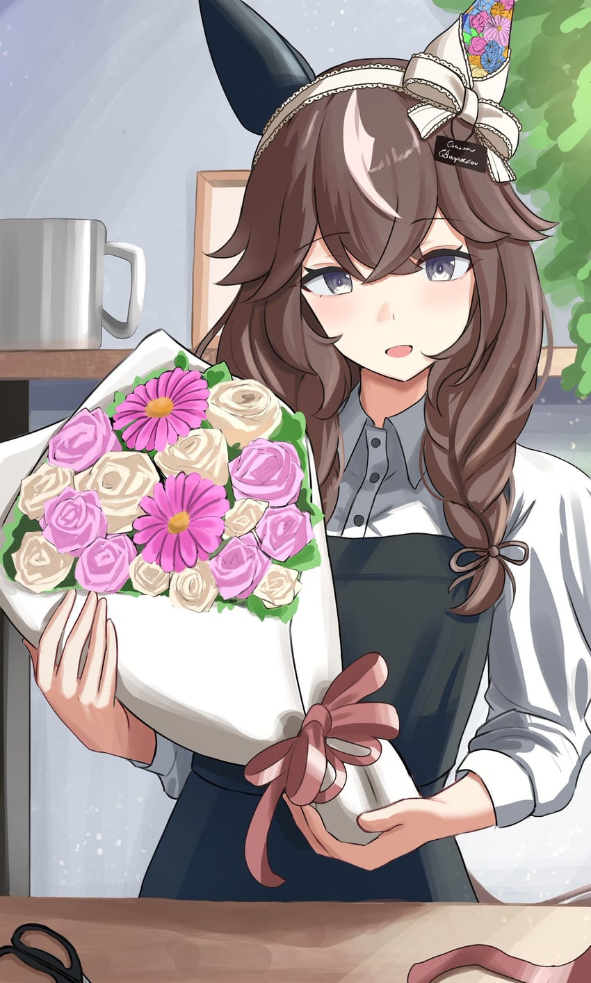 curren bouquetd'or (umamusume) drawn by naname_(nanameee_04)