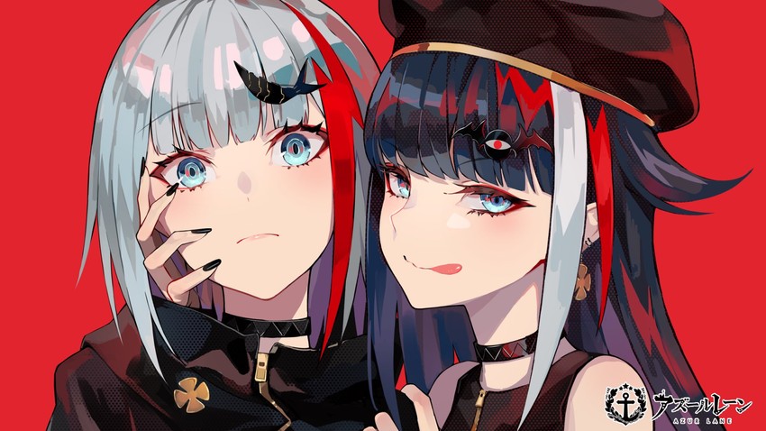 admiral graf spee and deutschland (azur lane) drawn by lam_(ramdayo)