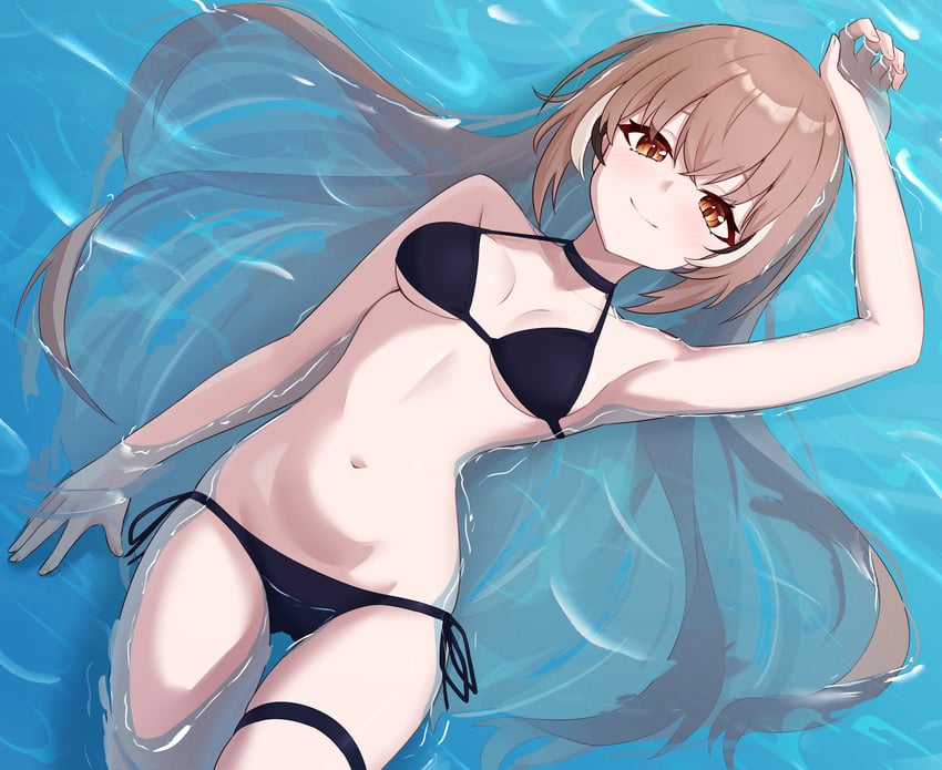 nanashi mumei (hololive and 1 more) drawn by telomere