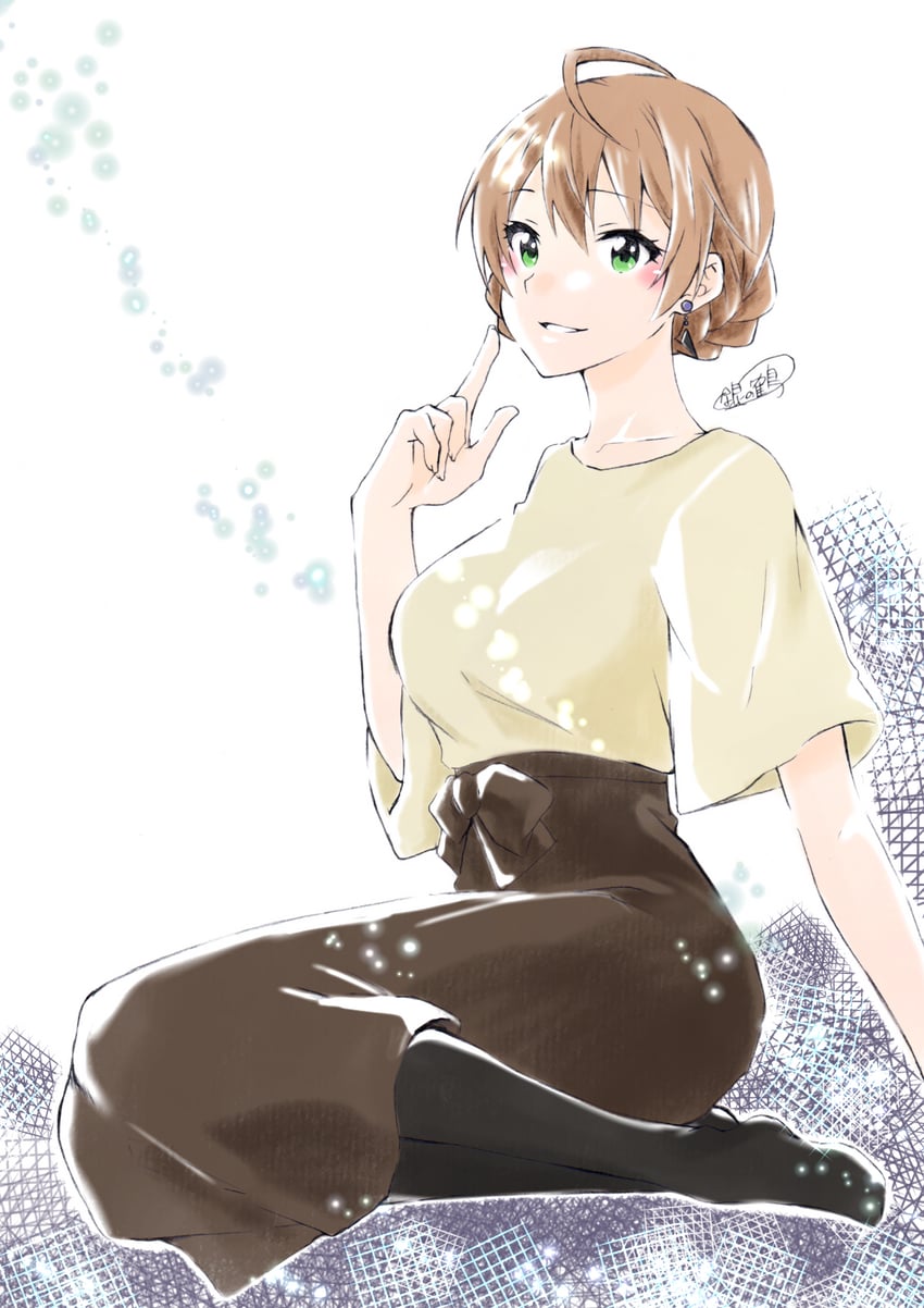 sakuramori kaori (idolmaster and 2 more) drawn by ginnoturu