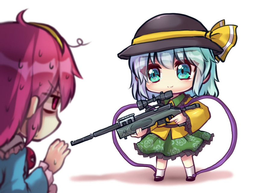 komeiji koishi and komeiji satori (touhou) drawn by unime_seaflower