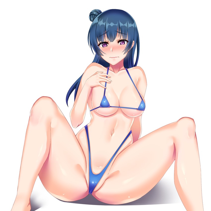 tsushima yoshiko (love live! and 1 more) drawn by taisai