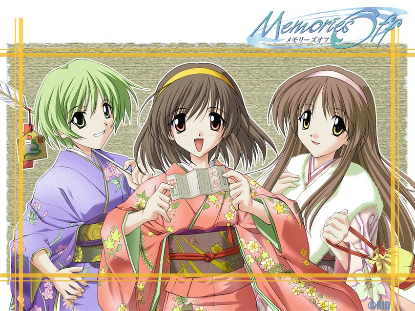 hizuki ayaka, imasaka yue, and otowa kaoru (memories off and 1 more)