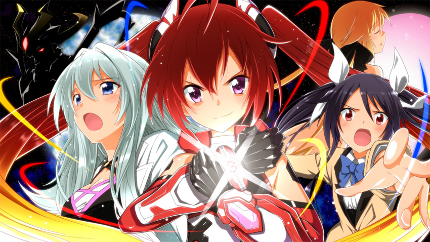 tailred, tsube aika, twoearle, and shindou erina (ore twintail ni narimasu) drawn by yuto_(dialique)