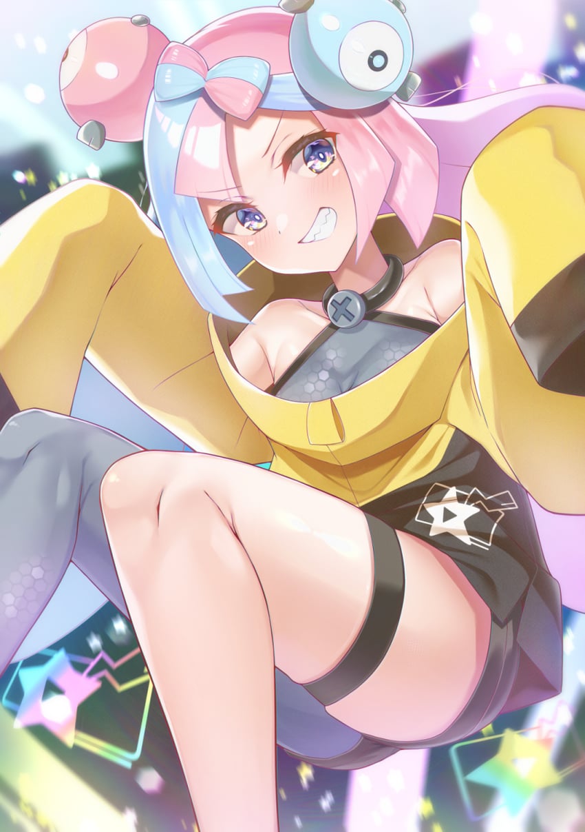 iono (pokemon and 1 more) drawn by meshiya_(naruga-501-kuaru)