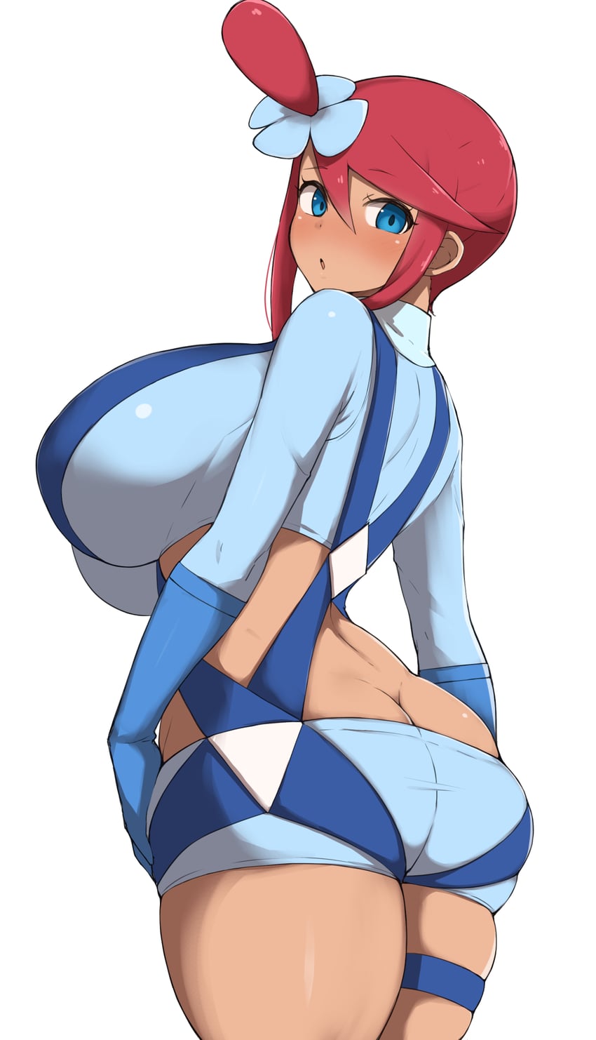 skyla (pokemon and 1 more) drawn by yamaori