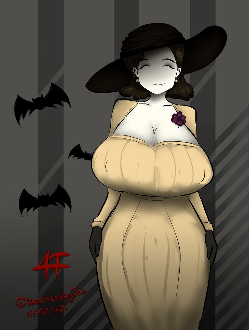 alcina dimitrescu (resident evil and 1 more) drawn by korchevskytea
