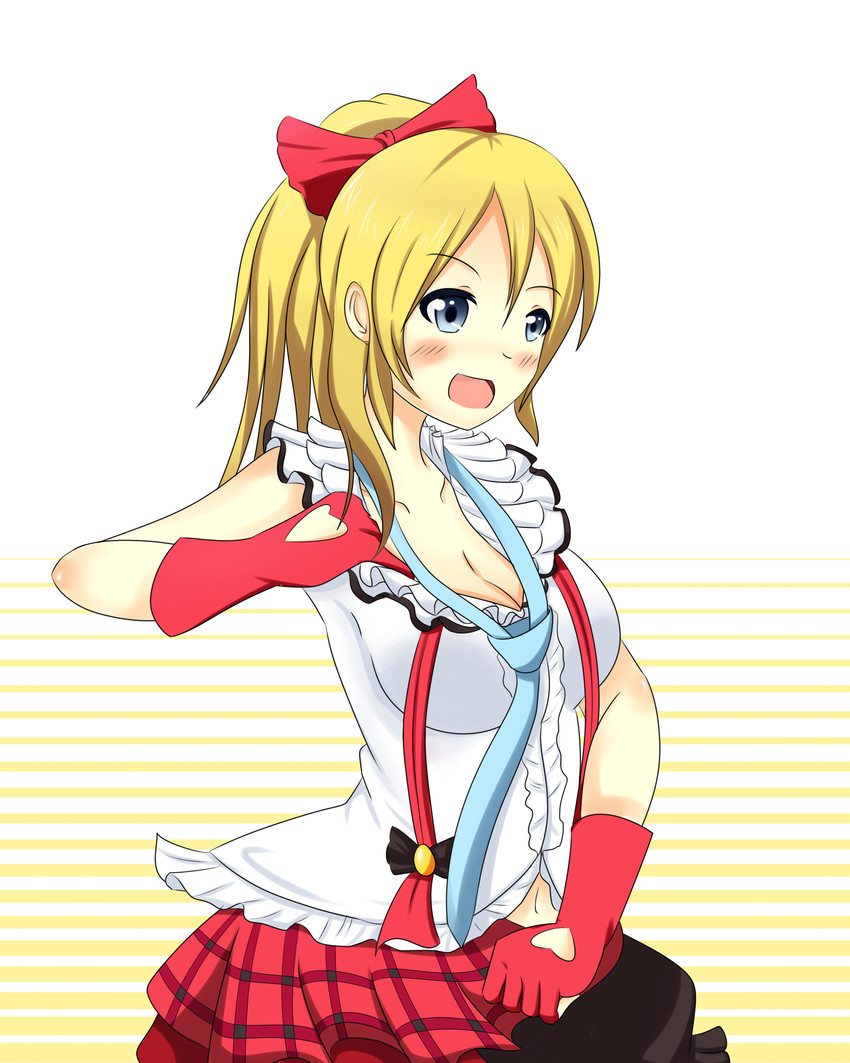 ayase eli (love live! and 1 more) drawn by wangphing