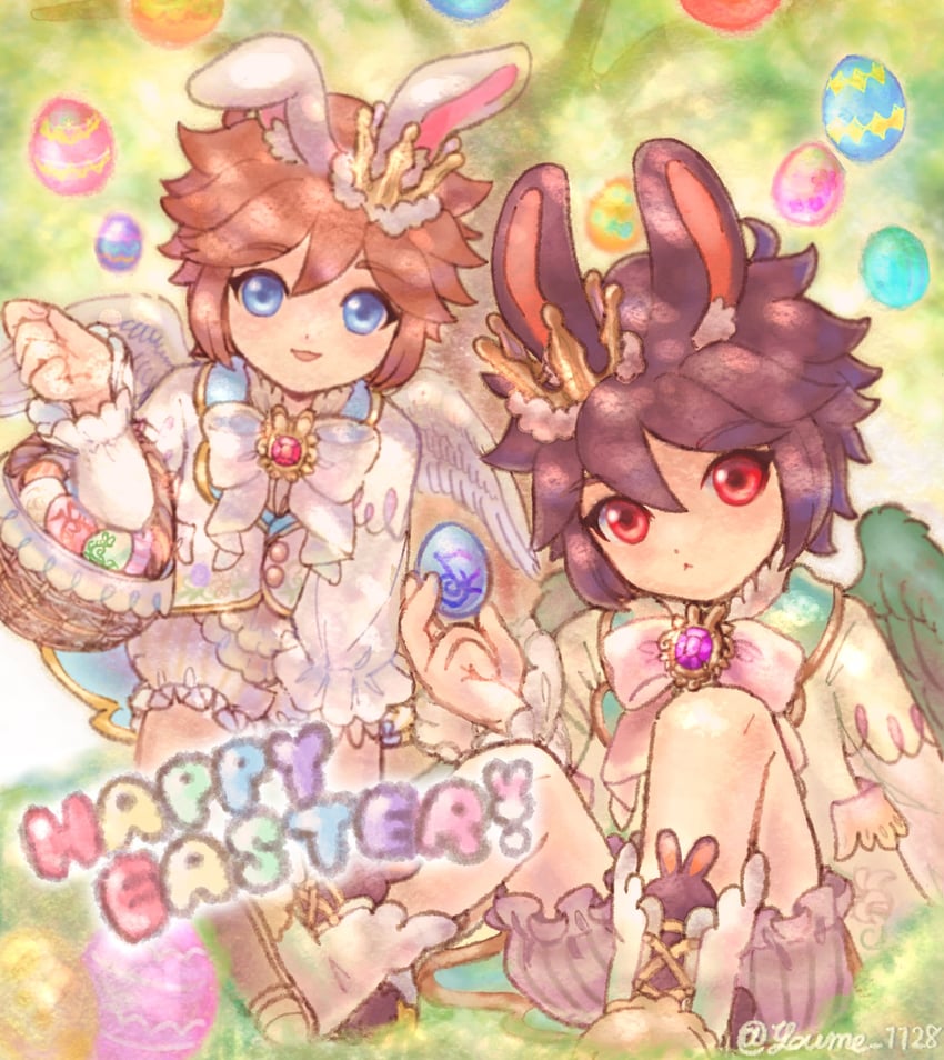 pit and dark pit (kid icarus and 1 more) drawn by suruga_kanade