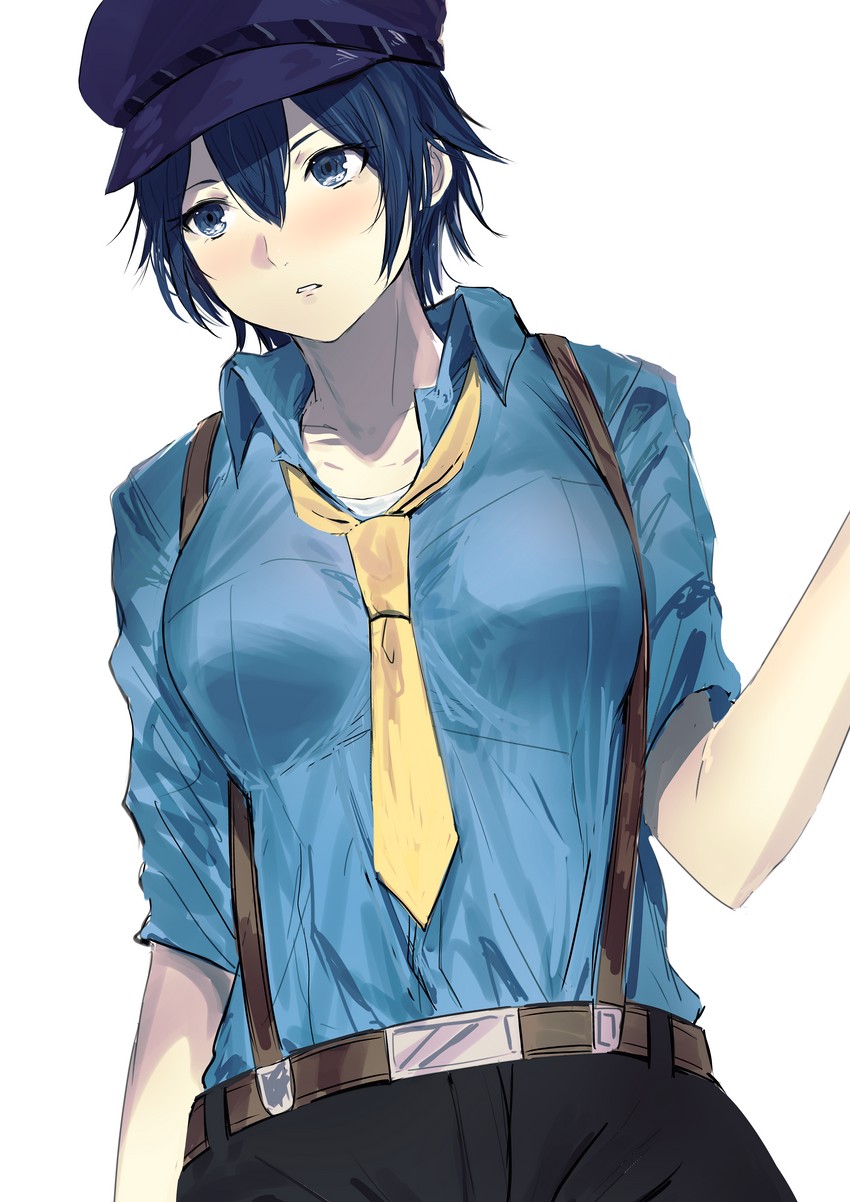 shirogane naoto (persona and 3 more) drawn by misaki_nonaka