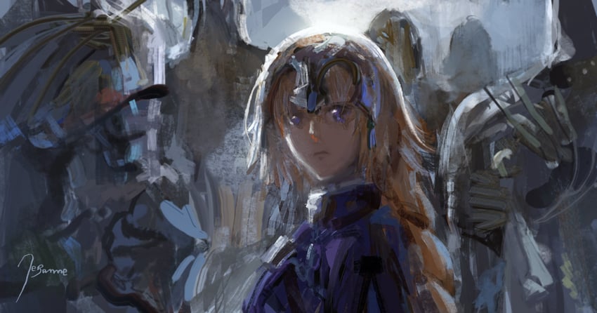 jeanne d'arc (fate and 1 more) drawn by elvafirst