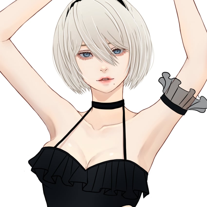 2b (nier and 1 more) drawn by mitsuki_nite