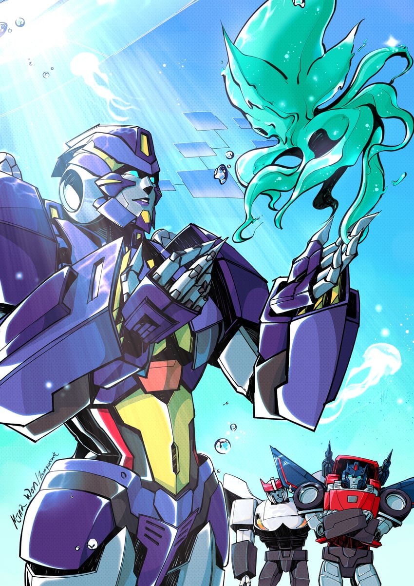 nautica, prowl, and road rage (transformers and 1 more) drawn by zeropercenter