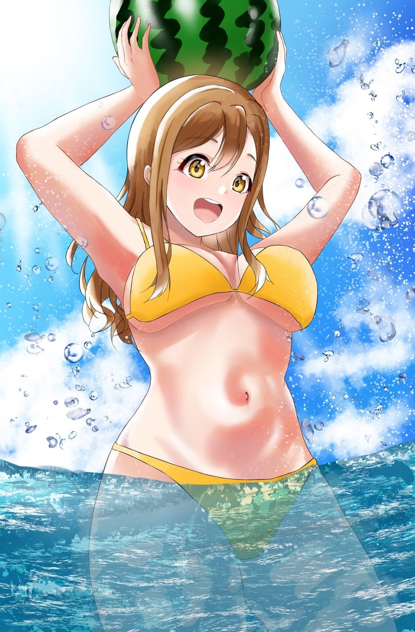 kunikida hanamaru (love live! and 1 more) drawn by momouninego