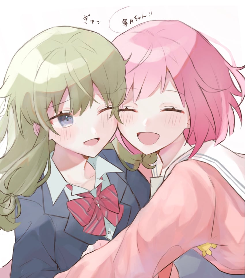 ootori emu and kusanagi nene (project sekai) drawn by awadama_1225