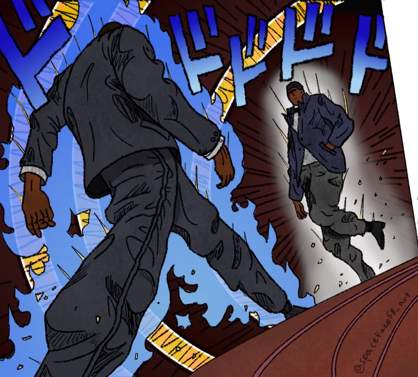 will smith and chris rock (jojo no kimyou na bouken and 2 more) drawn by spaceface