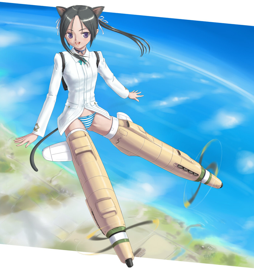 francesca lucchini (world witches series and 1 more) drawn by rasukaru