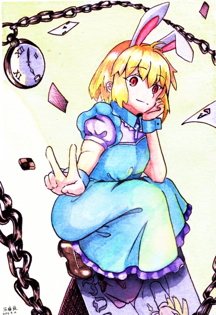 arcueid brunestud and alice (tsukihime and 1 more) drawn by user_mfur2557