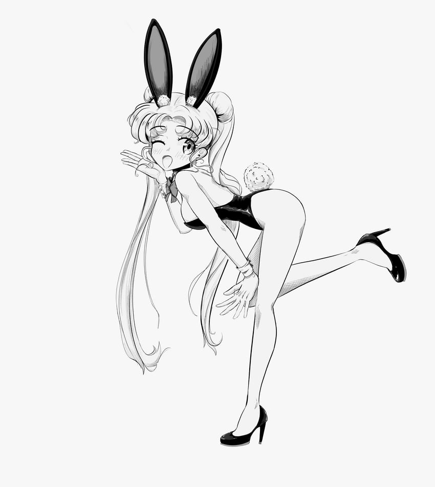 tsukino usagi and sailor moon (bishoujo senshi sailor moon) drawn by momoiro_(momoiro_tosagare)