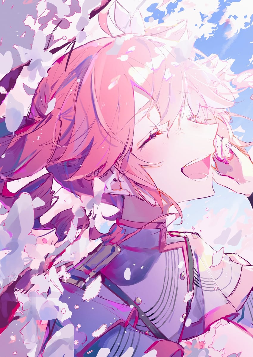 kasane teto (utau and 2 more) drawn by oda_kogane