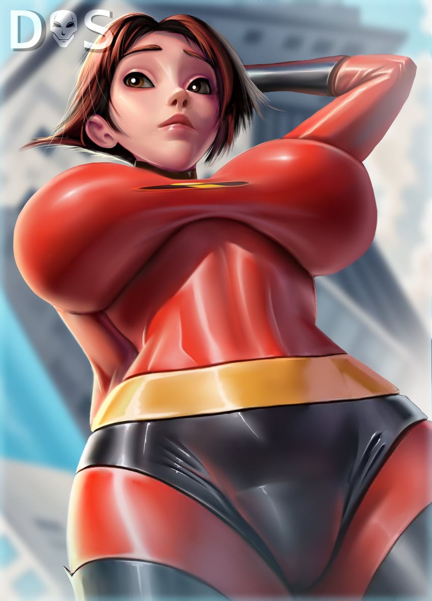 helen parr and elastigirl (the incredibles) drawn by dante_smin