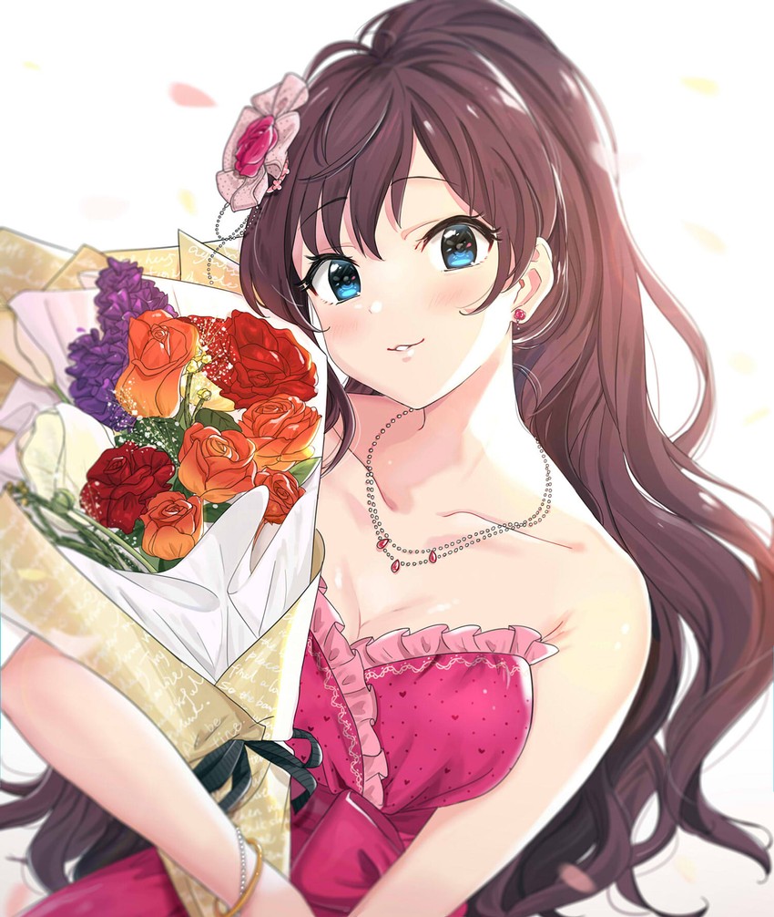 ichinose shiki (idolmaster and 1 more) drawn by wenquangua