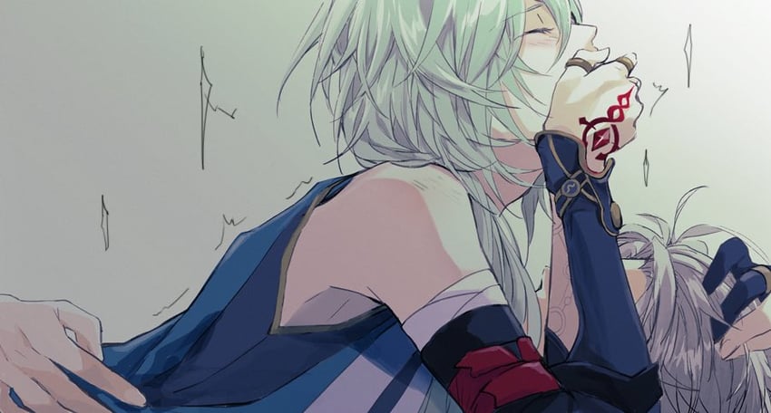 phainon and anaxa (honkai and 1 more) drawn by ronigs
