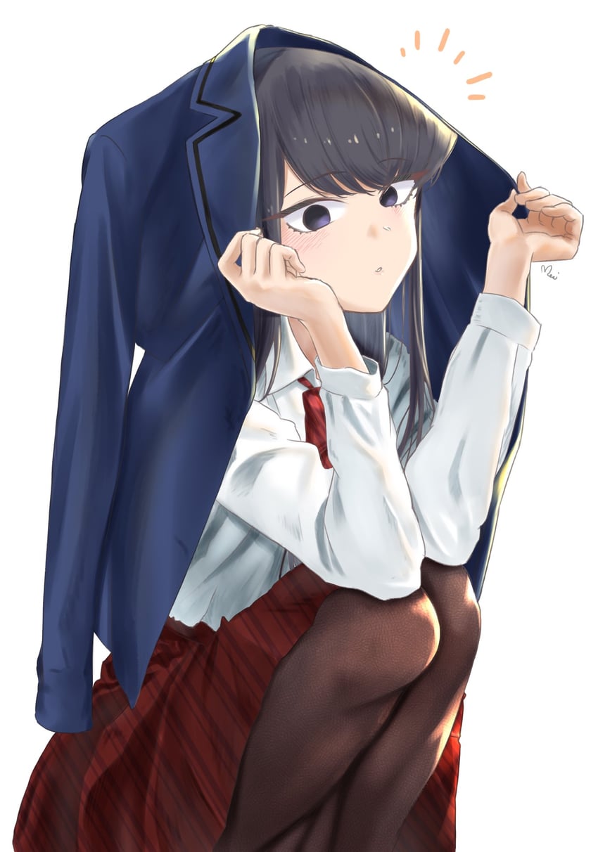 komi shouko (komi-san wa komyushou desu) drawn by mitsugu