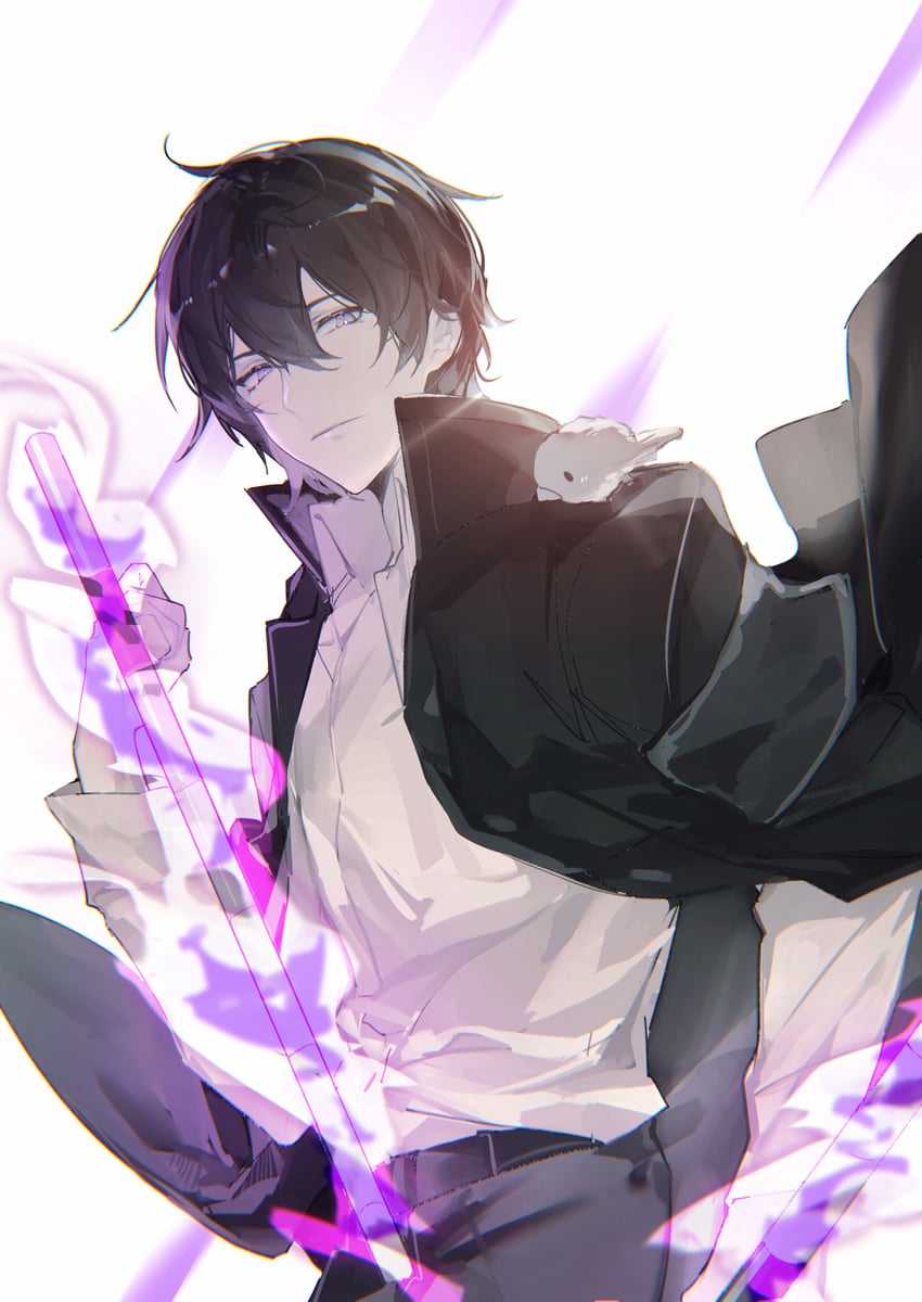 hibari kyouya (katekyo hitman reborn!) drawn by yusa_(yusa0751)