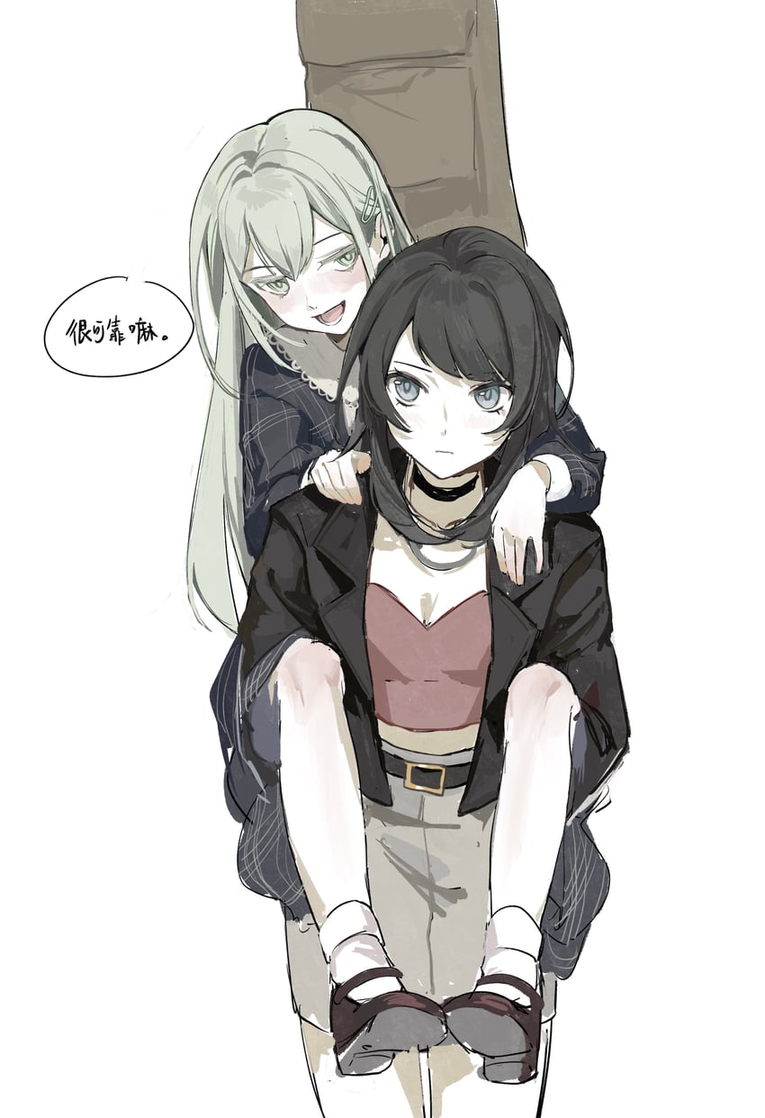 wakaba mutsumi, yahata umiri, and mortis (bang dream! and 1 more) drawn by kuliukunkunkunkunkunkunkun