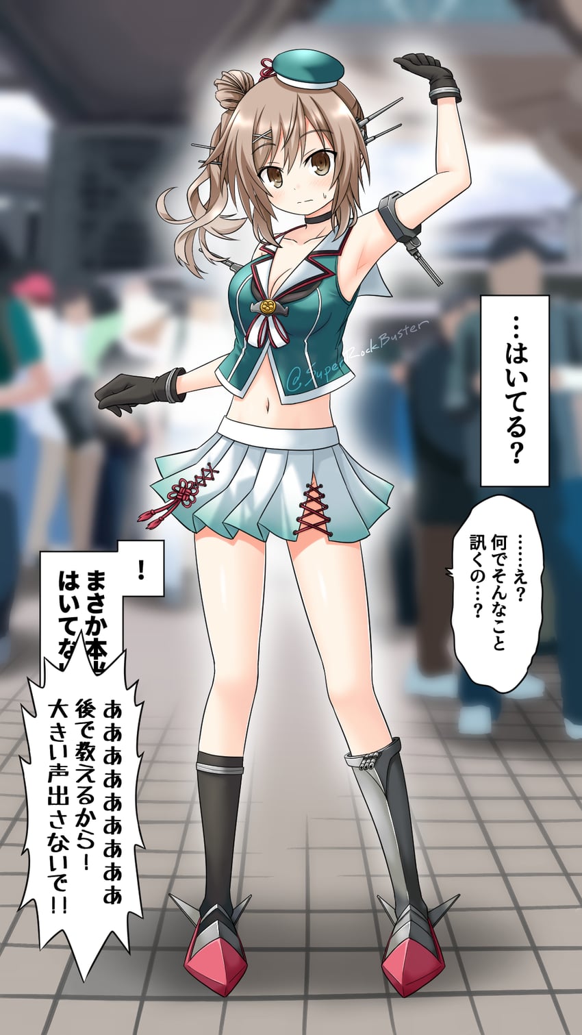 maya, maya kai ni, and satou sasara (kantai collection and 1 more) drawn by superrockbuster
