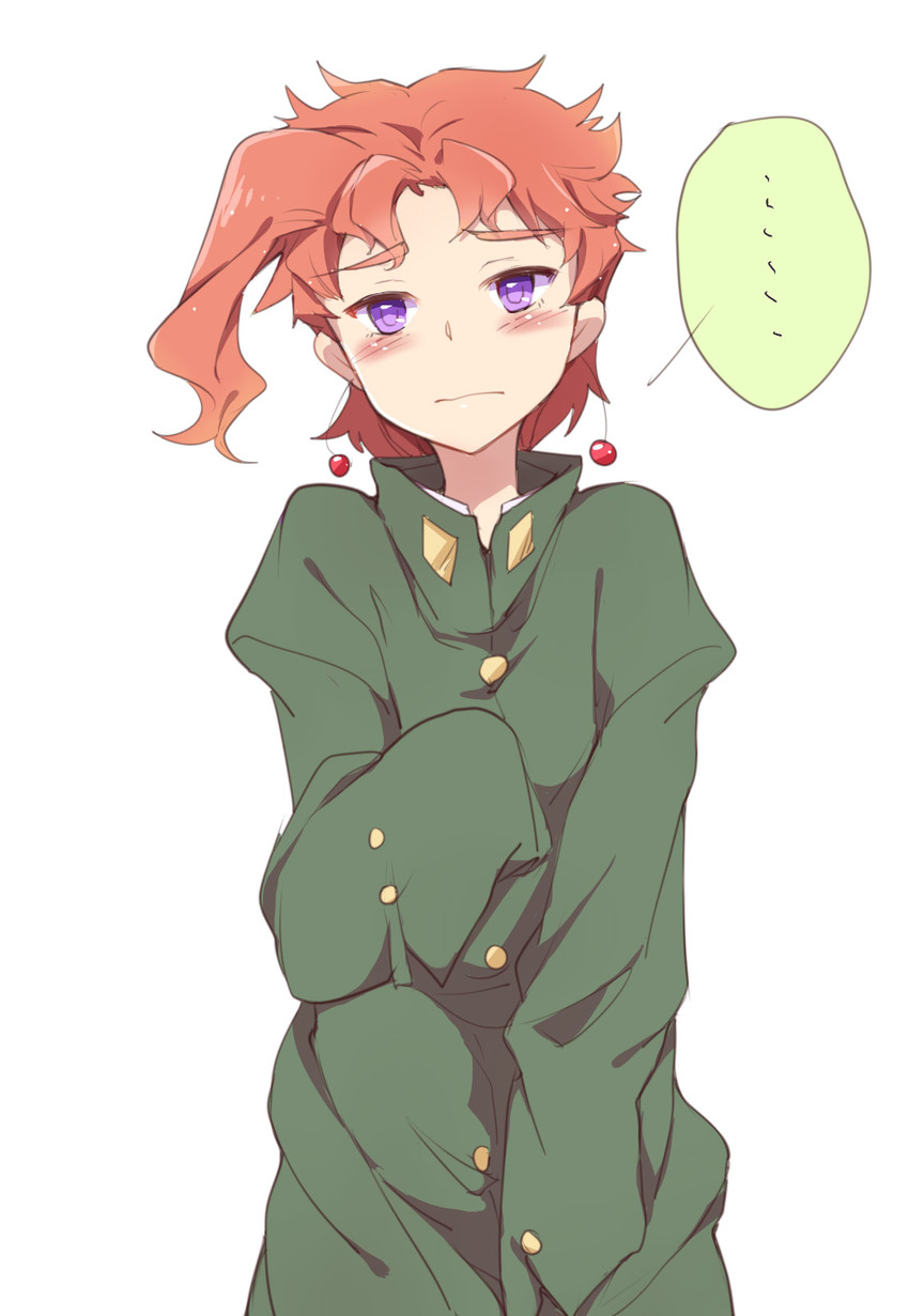 kakyoin noriaki (jojo no kimyou na bouken and 1 more) drawn by touming_renjian