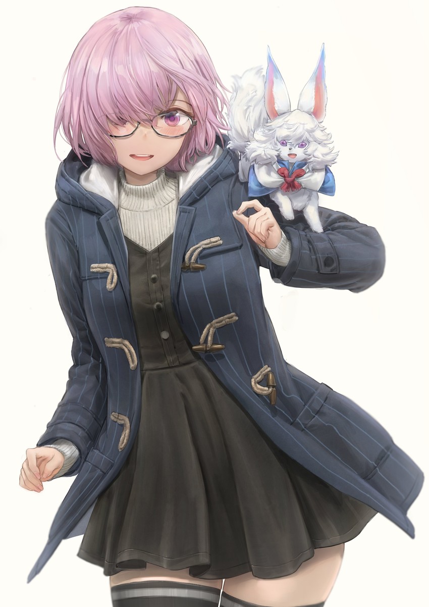 mash kyrielight and fou (fate and 1 more) drawn by free_style_(yohan1754)