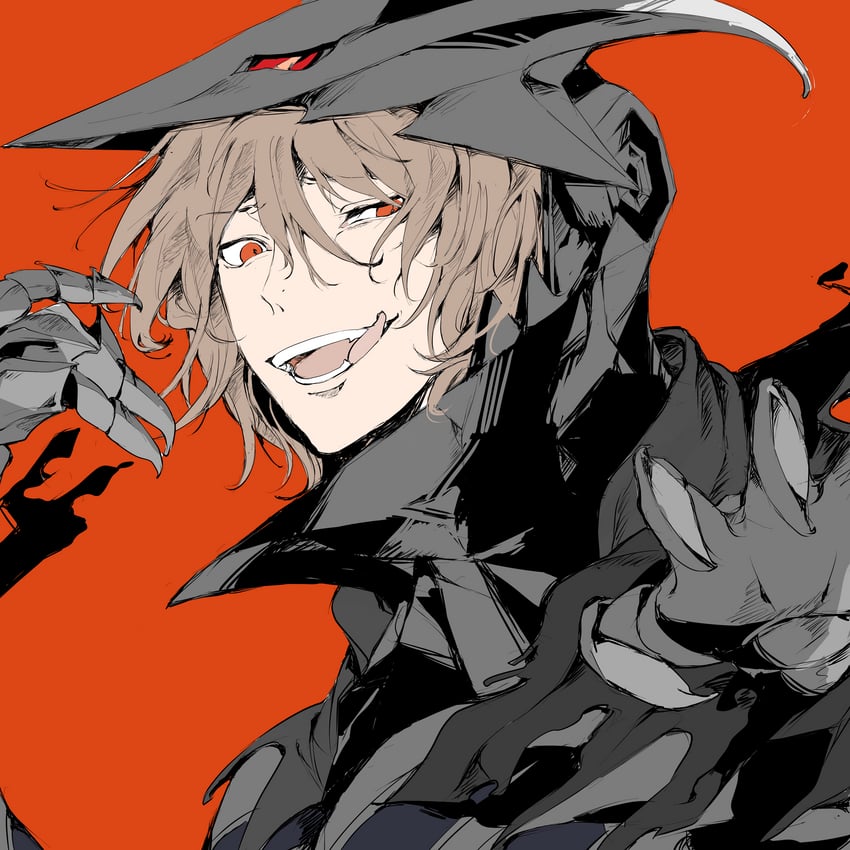 akechi gorou and black mask (persona and 1 more) drawn by chiru_illust