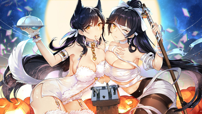 atago and takao (azur lane) drawn by hatoyama_itsuru