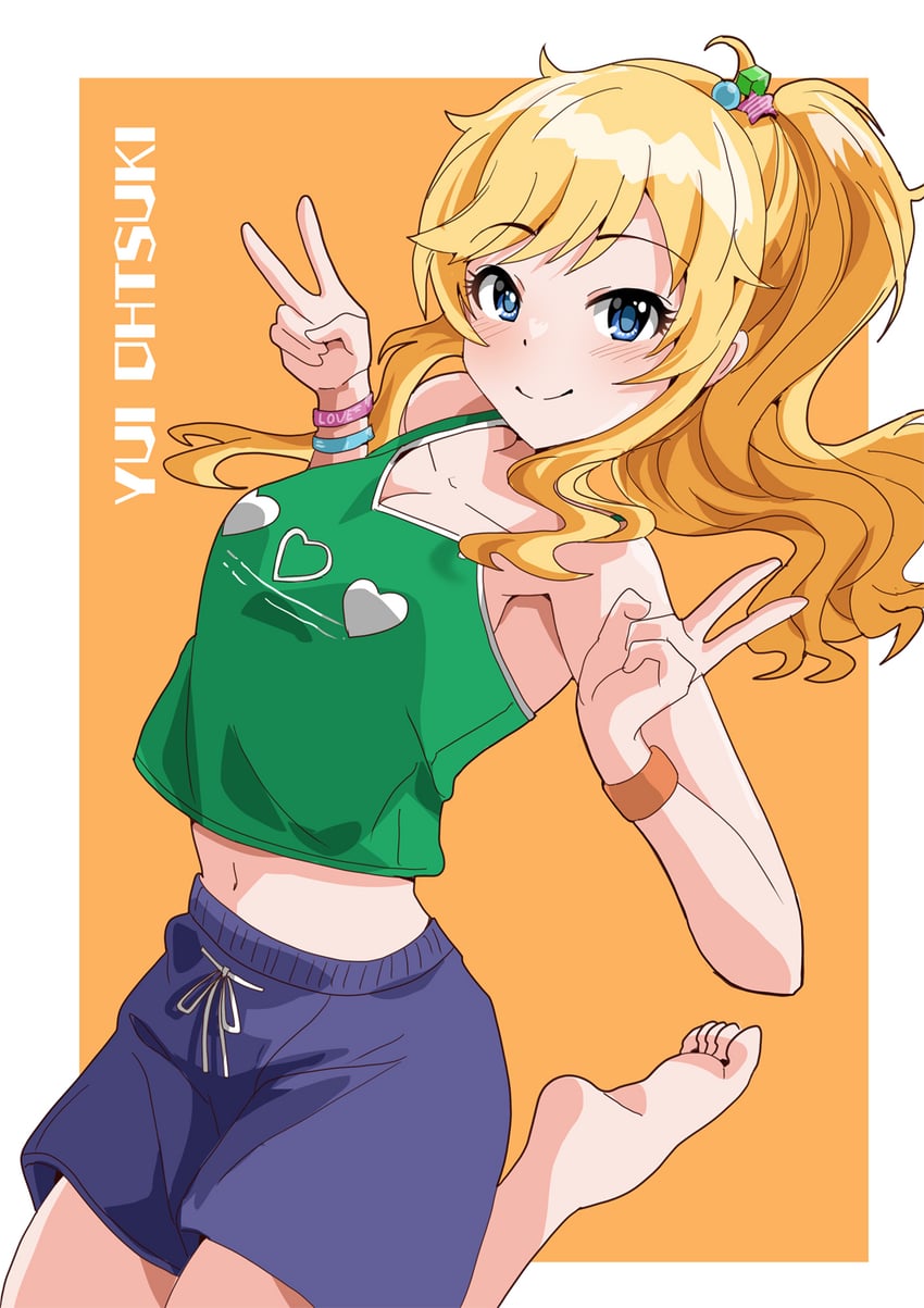 ohtsuki yui (idolmaster and 1 more) drawn by illustscody
