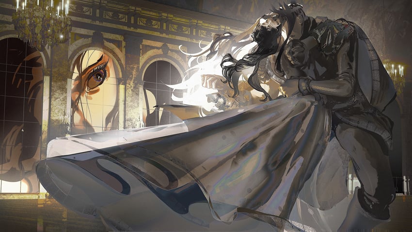 roselle gustav and bernadette gustav (lord of the mysteries) drawn by yixiang716