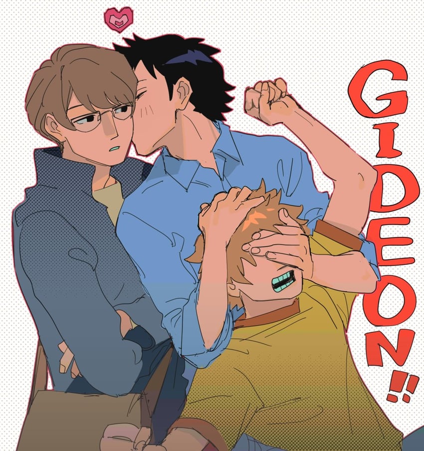 scott pilgrim, wallace wells, and mobile (scott pilgrim) drawn by miyage_no_nukegara