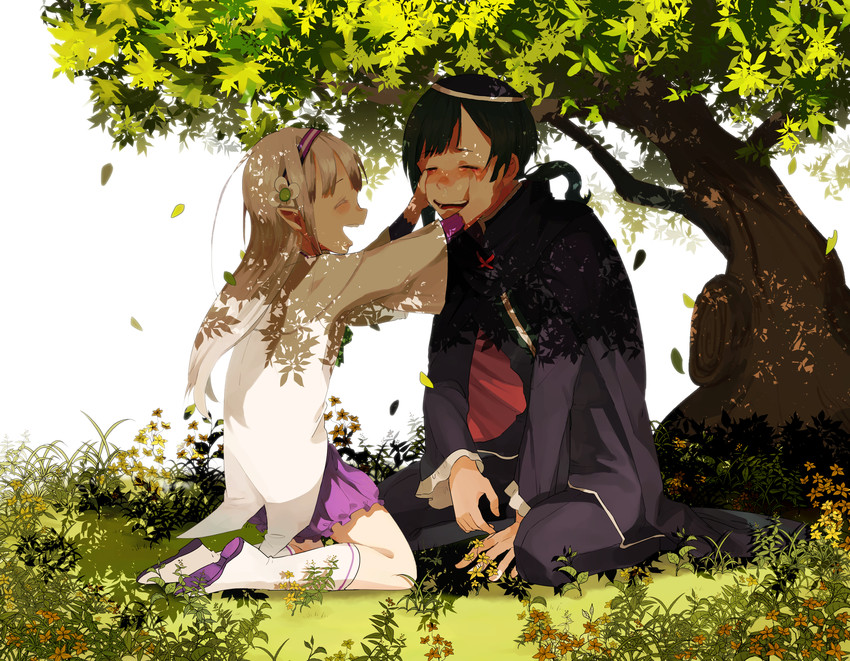emilia and petelgeuse romaneeconti (re:zero kara hajimeru isekai seikatsu) drawn by bangsutur