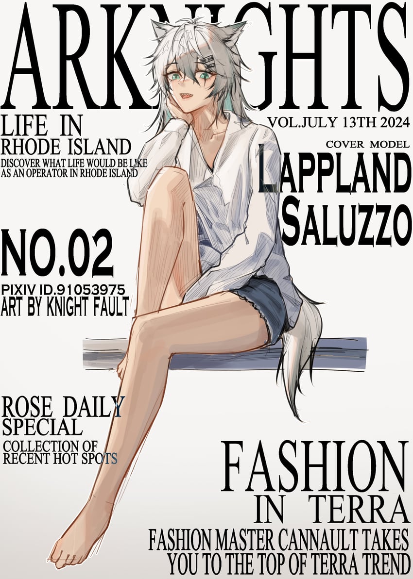 lappland (arknights) drawn by knight_fault
